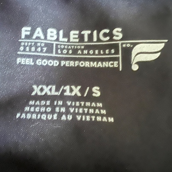 Fabletics XXL jogger scrub pants - Picture 3 of 3